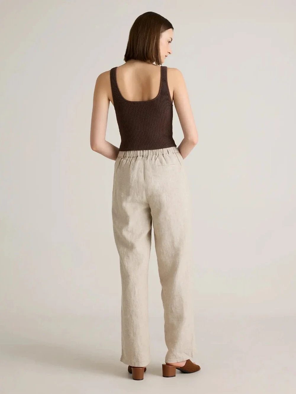 Quince pleated trouser
